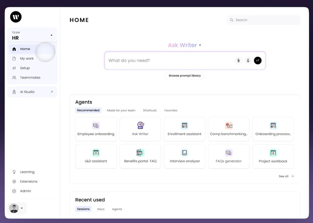 Intro to AI Agents with Writer.com